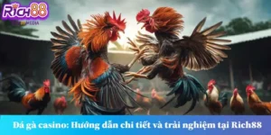 Đá gà casino chính là một trong những hình thức cá cược trực tuyến rất được ưa chuộng hiện nay